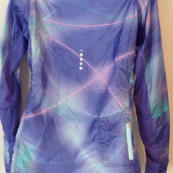 Puma Windbreaker lavender multi colored. NWOT - Picture 3 of 6